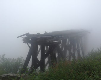 Abandoned Bridge over Dead Horse Gulch, Yukon - Digital File