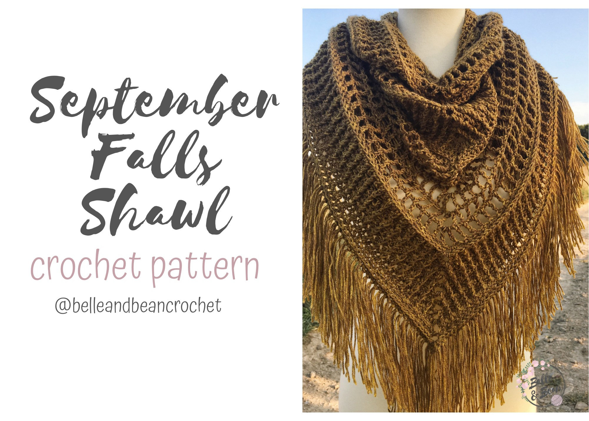 30 Crochet Scarf Ideas: Stylish Patterns for Skinny, Chunky, Cowl, and Wrap Looks 31 September Falls Triangle Scarf Shawl Pattern