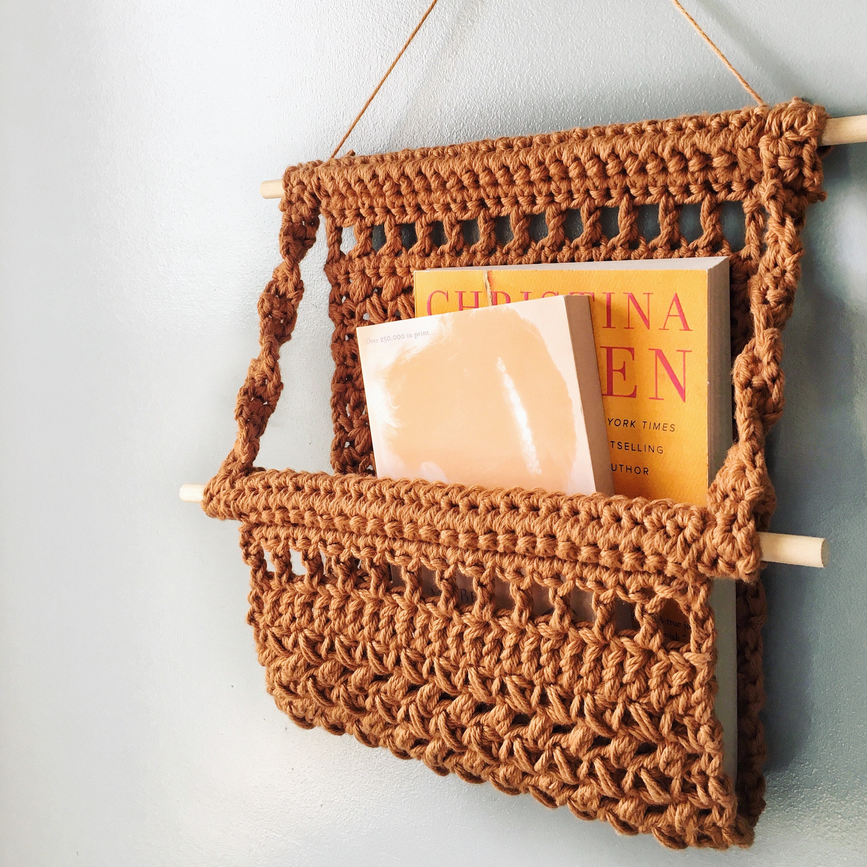 Boho Book Nook Crochet Pattern Crochet Wall Hanging Pattern - Etsy