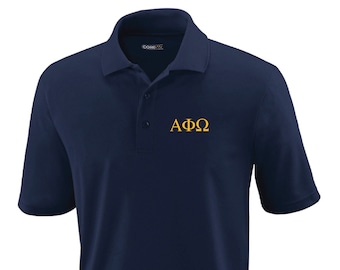 Alpha Phi Omega Custom Embroidered Performance Polo