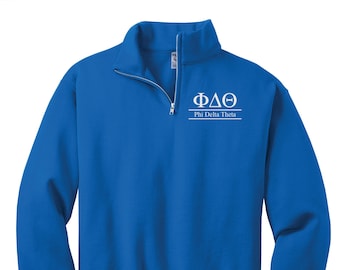Phi Delta Theta Custom Greek Quarter Zip