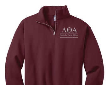 Lambda Theta Alpha Custom Greek Quarter Zip