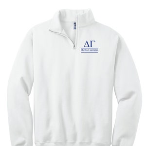 Delta Gamma Custom Greek Quarter Zip