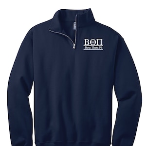 Beta Theta Pi Custom Greek Quarter Zip