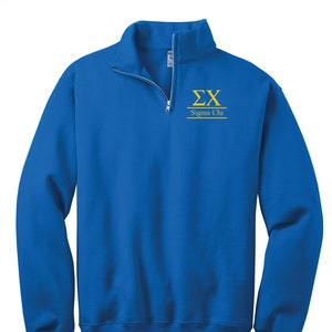 Sigma Chi Custom Greek Quarter Zip