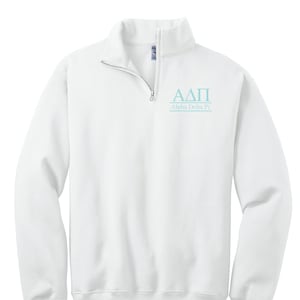 Alpha Delta Pi Custom Greek Quarter Zip