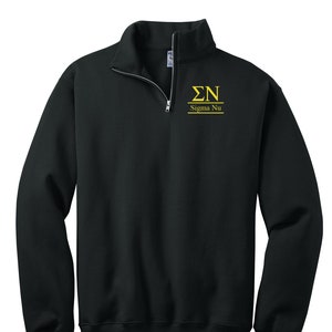 Sigma Nu Custom Greek Quarter Zip
