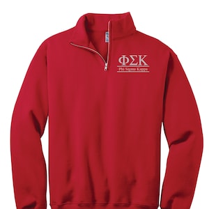 Phi Sigma Kappa Custom Greek Quarter Zip