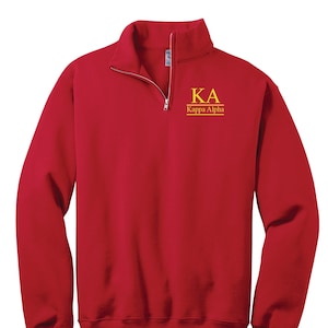 Kappa Alpha Custom Greek Quarter Zip