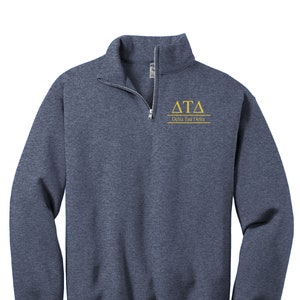 Delta Tau Delta Custom Greek Quarter Zip