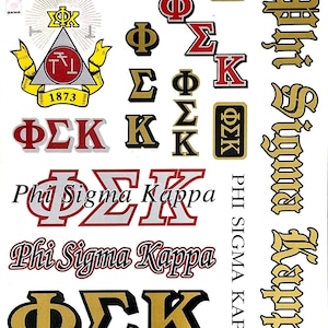 Phi Sigma Kappa MultiCal Sticker