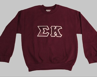 sigma kappa stitched letters