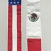 Mexican American Flag Stole