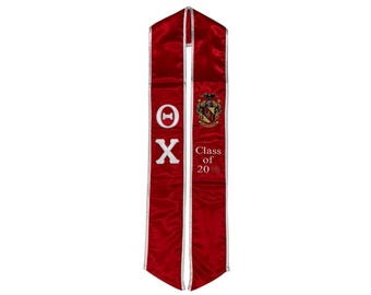 Theta Chi Graduation Stole Sash