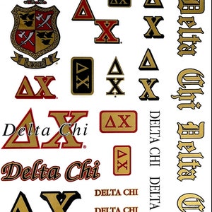 Delta Chi MultiCal Sticker