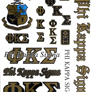 Phi Kappa Sigma MultiCal Sticker