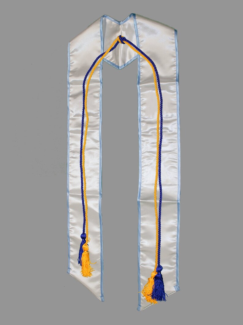 Graduation Cord / Honor Cords Intertwined Royal Blue and Gold Etsy