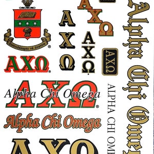Alpha Chi Omega MultiCal Sticker