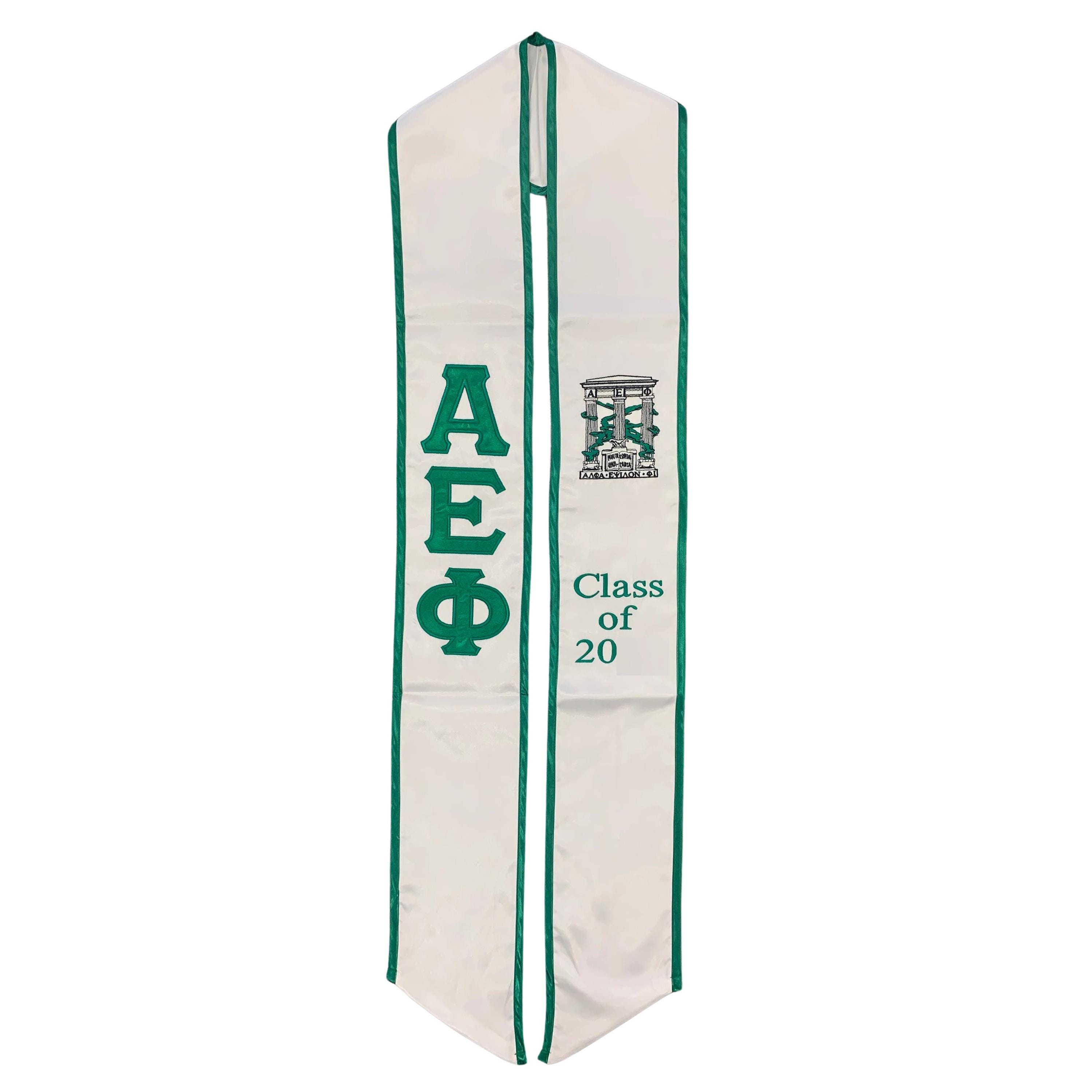 Alpha Epsilon Phi Graduation Stole Alpha Epsilon Phi Sash