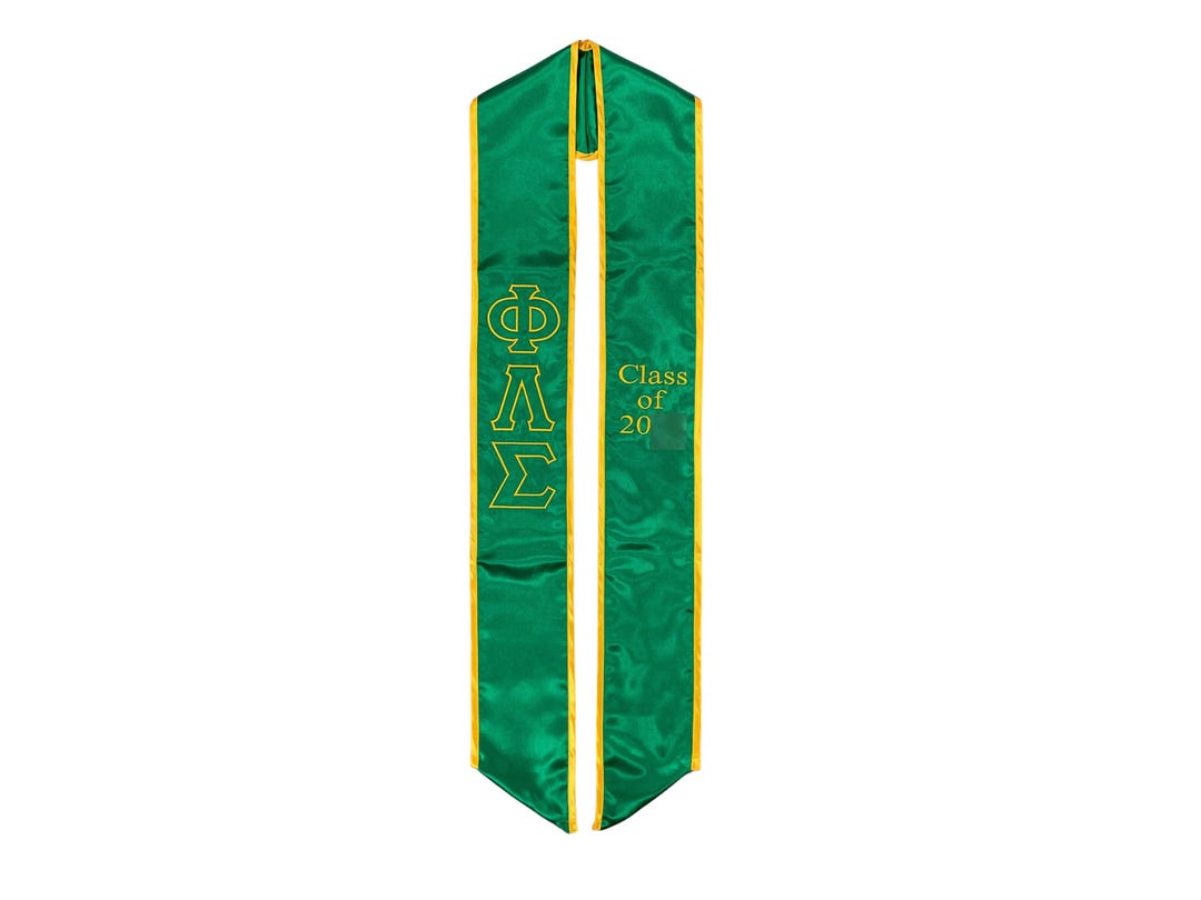 Phi Lambda Sigma Graduation Stole Sash - Etsy