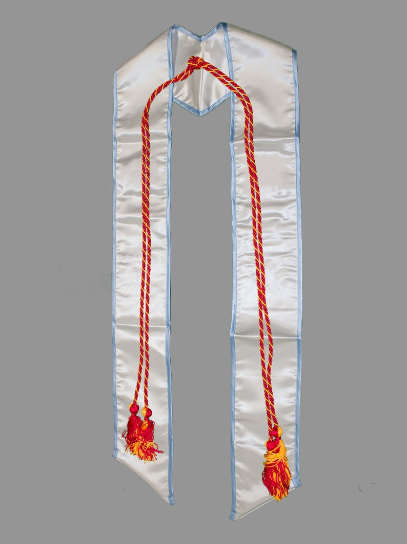 Graduation Cord / Honor Cords Intertwined Red and Gold Etsy