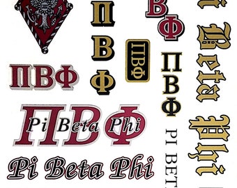 Pi Beta Phi MultiCal Sticker