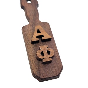 Alpha Phi Wooden Keychain