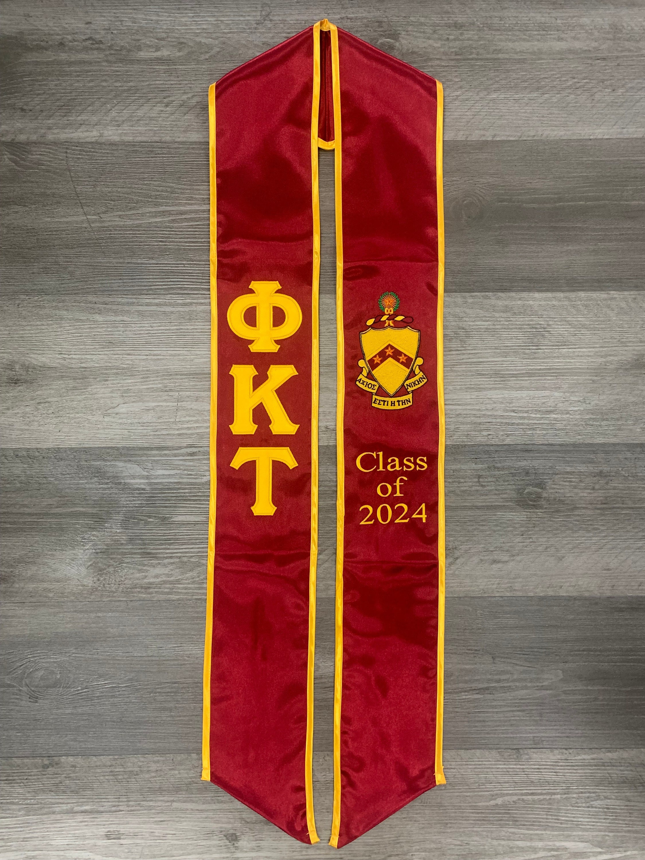 Phi Kappa Tau Graduation Sash Stole Canada
