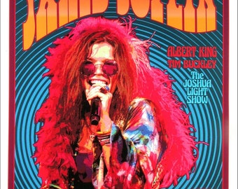 Janis joplin poster | Etsy