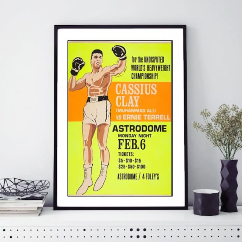 Boxing Poster Picture Print Sizes A5 to A0 **FREE DELIVERY** MUHAMMAD ALI