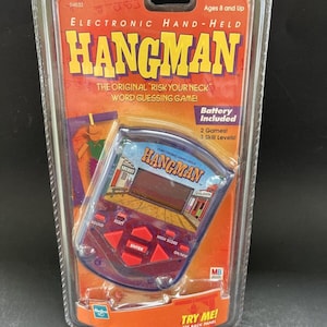 Hangman Vintage 1999 Electronic Handheld Game Milton Bradley Hasbro BRAND NEW