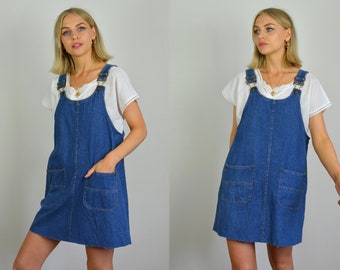 petite linen dungarees