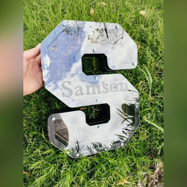 Personalized Letter Coin Bank, Engraved Wooden Piggy Bank, Kids Birthday Gift