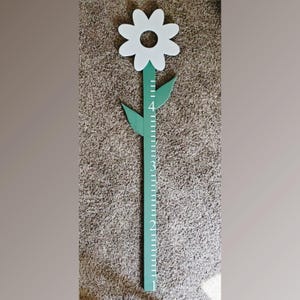 Groeigrafiek bloemen voor kinderen - Boho bloemenhoogteliniaal voor meisjeskamer of kinderkamer wanddecoratie