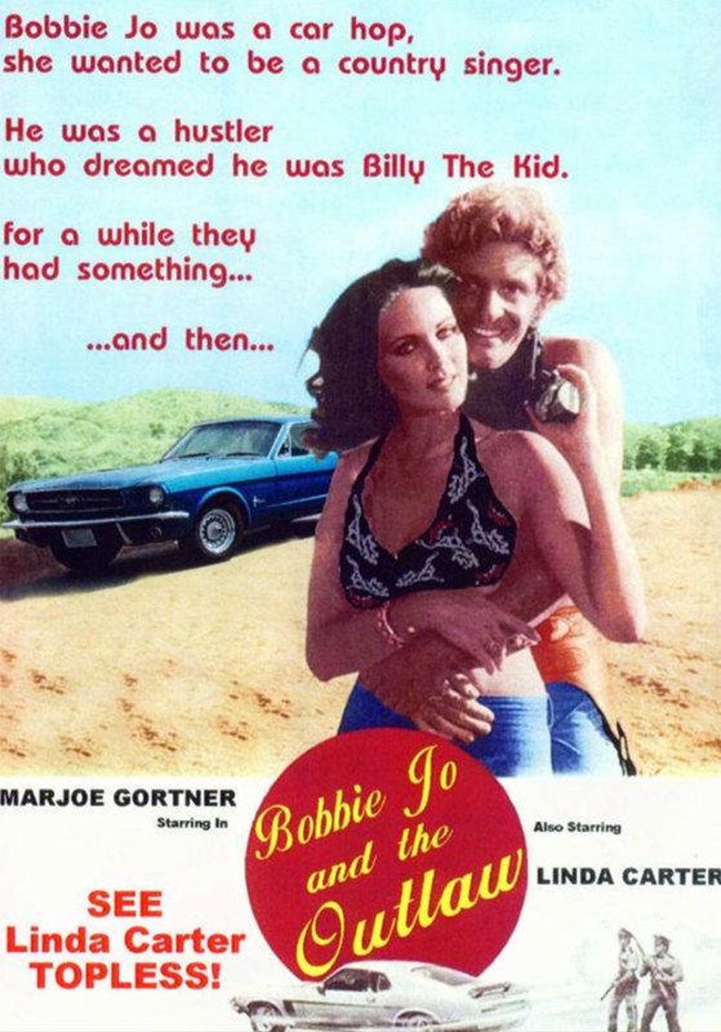Bobbie Jo And The Outlaw Movie Cast Bobbie jo and the outlaw 1976 dvd-r color full screen | Etsy
