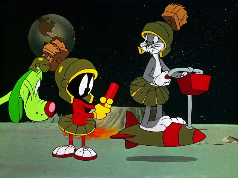Marvin the martian cartoon 1948 dvd-r color full screen | Etsy
