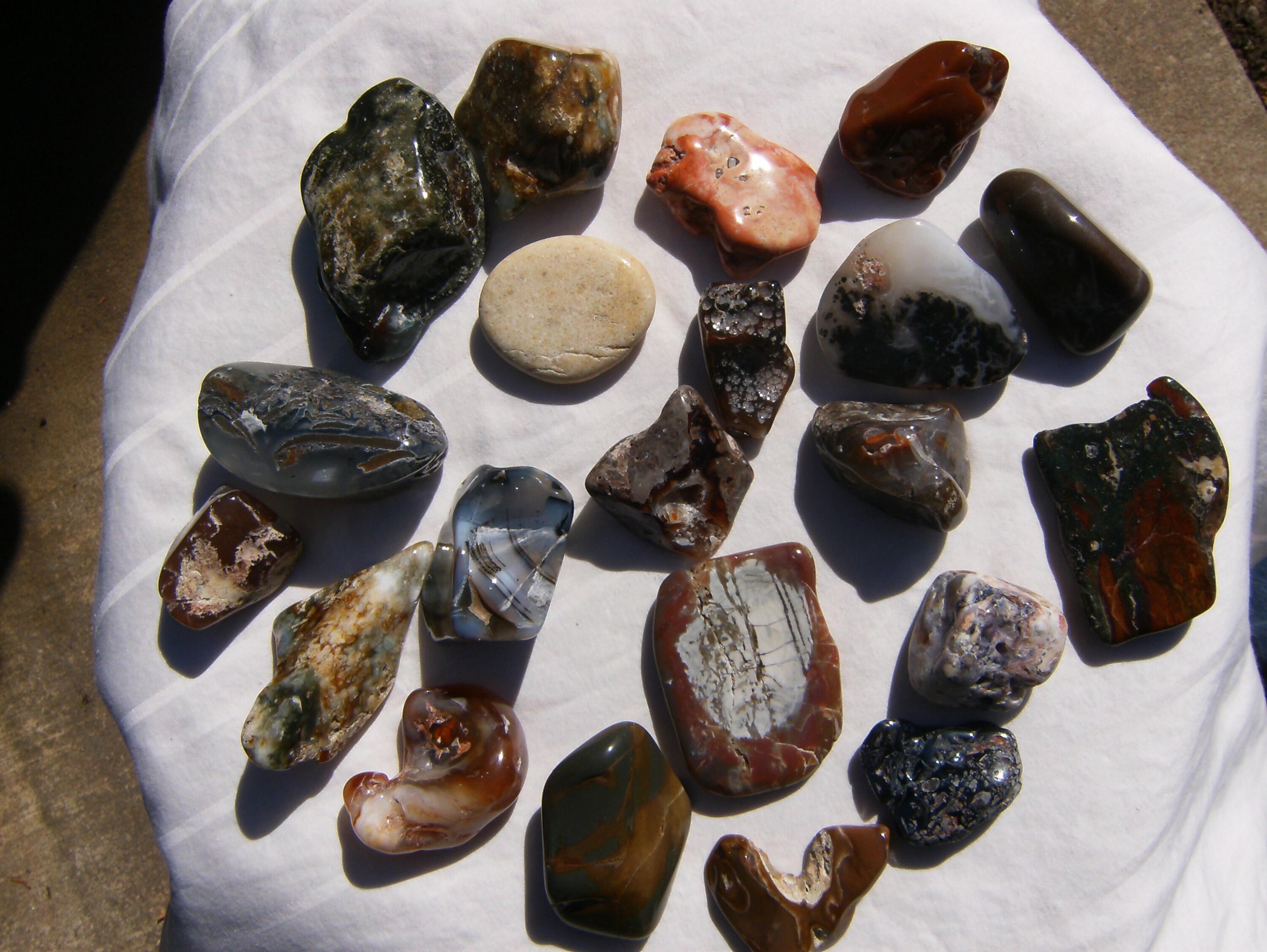 Variety of Tumbled Rocks Etsy
