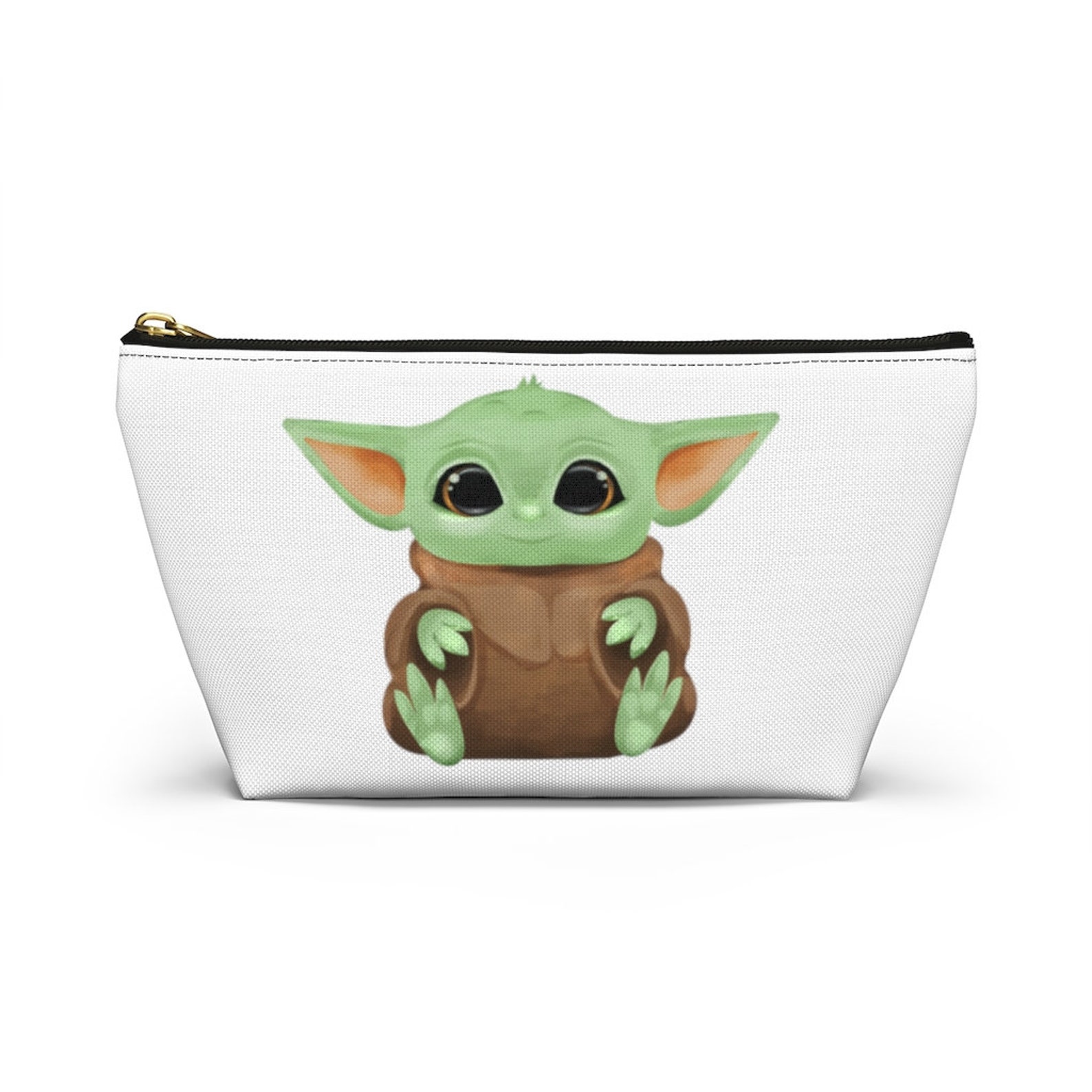 Baby Yoda makeup Accessory Pouch w Tbottom cosmetics bag Etsy