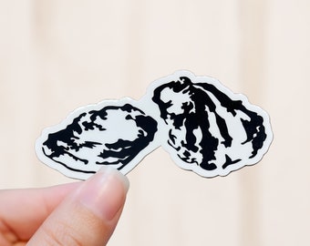 Oysters Sticker, Vinyl Decal, Vinyl Sticker