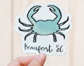 Custom Town Crab Sticker
