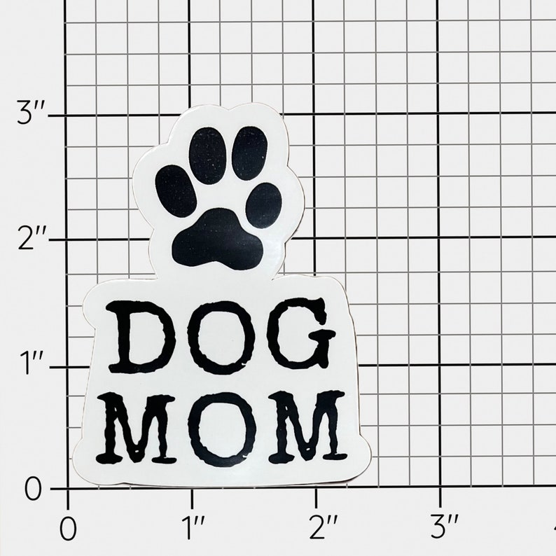 Dog Mom and Dog Dad Sticker Pack, Vinyl Decals, Die Cut Stickers imagem 2