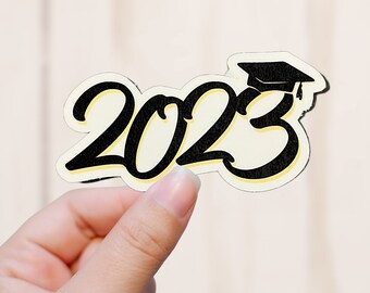 2023 Graduation Sticker, Graduation Year Sticker, Vinyl Decal, Vinyl Sticker