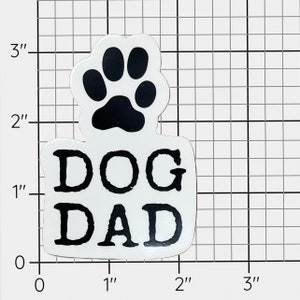 Dog Mom and Dog Dad Sticker Pack, Vinyl Decals, Die Cut Stickers imagem 3
