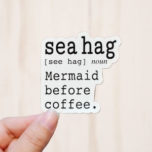 Sea Hag Defined Sticker, Vinyl Decal, Vinyl Sticker image 1