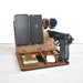 Wooden Docking Station for 2 Phones, Tech Gift, Pistol Dock, Police officer Docking Station, Nightstand Docking Station, Father's Day Gift 