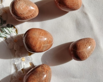 Peach Moonstone Yoni Egg