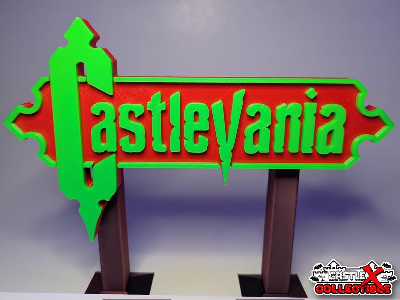 CASTLEVANIA 3D Printed Wall Art (retro Gaming Horror Anime Vintage Toy ...