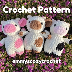 Crochet Cow Pattern - Amigurumi Crochet Cow PDF Pattern
