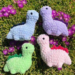 Crochet Brontosaurus Plushie