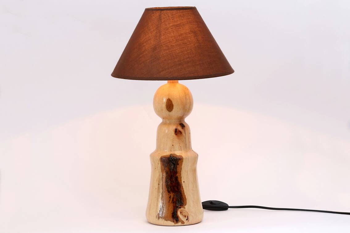 Handmade wooden lamp Etsy